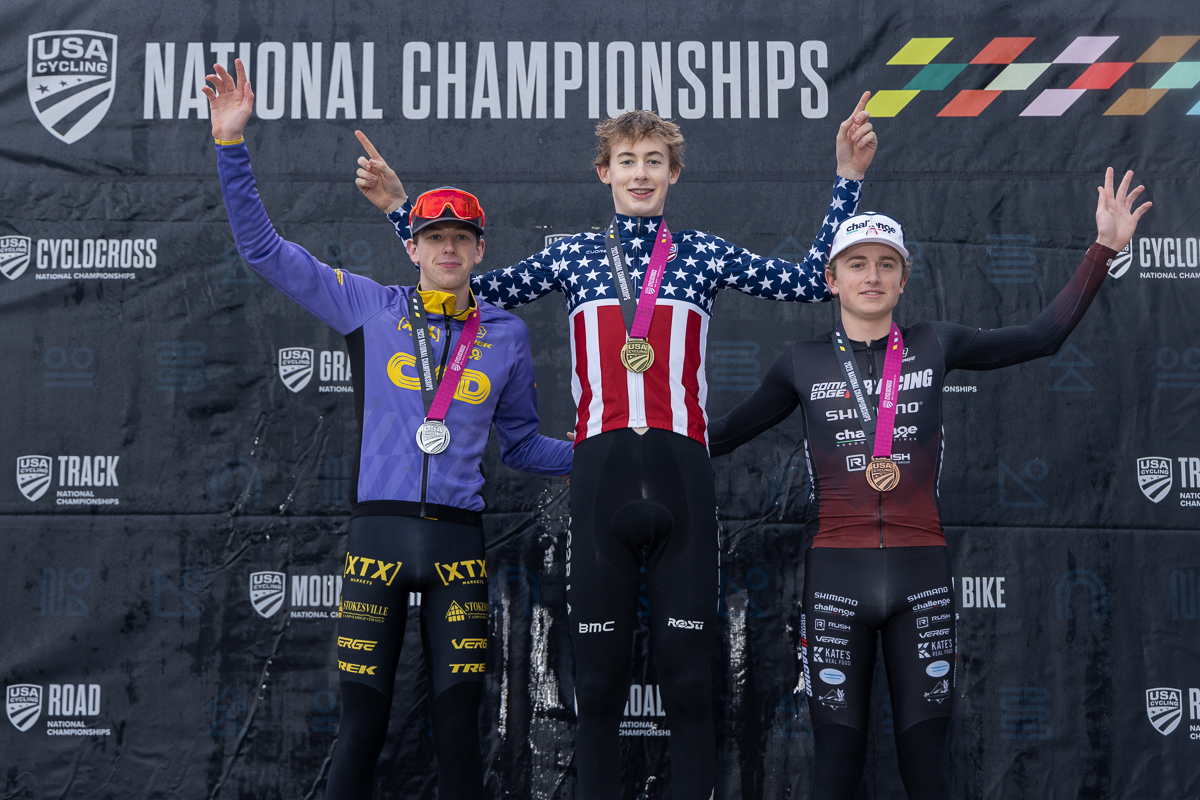 Thompson remporte le titre junior masculin aux championnats nationaux américains de cyclocross