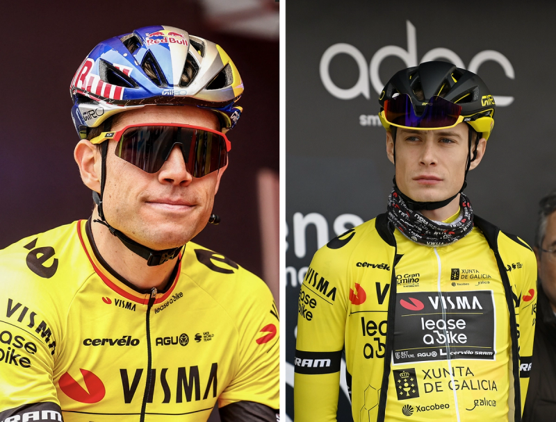 Visma-Lease a Bike construit pour le Tour de France avec Vingegaard et Van Aert en tête