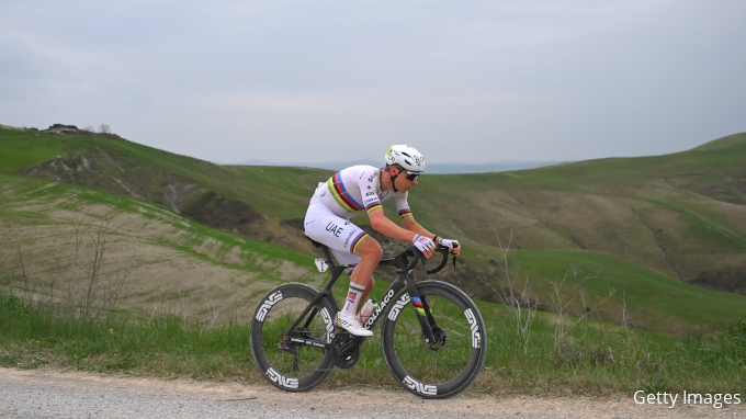 Tadej Pogacar Solos 80 Kilometers To Win Strade Bianche 2026